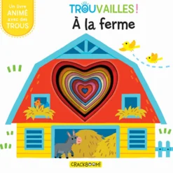 Livre à trous A la ferme