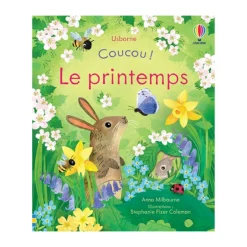 Livre à trous et rabats "Coucou ! Le printemps"