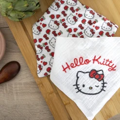 Lot 2 bavoirs bandana Hello Kitty