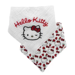 Lot 2 bavoirs bandana Hello Kitty