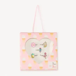 Lot de 5 bagues fantaisie pour fille