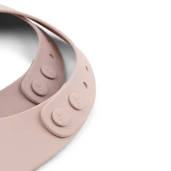 Lot de 2 bavoirs en silicone - Ozzo rose