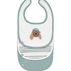 Lot de 3 bavoirs naissance Tiny Team Dog
