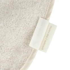 Lot de 3 bavoirs éponge à enfiler beige