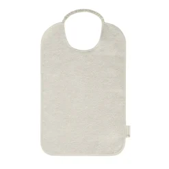Lot de 3 bavoirs éponge à enfiler beige
