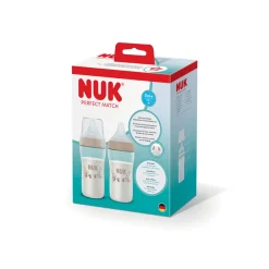 Lot de 2 biberon Perfect Match 260 ml taille M - Singe