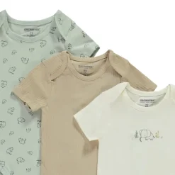 Lot de 5 bodies manches courtes fantaisie pour bébé
