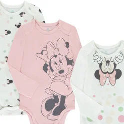 Lot de 7 bodies manches longues printés pour bébé