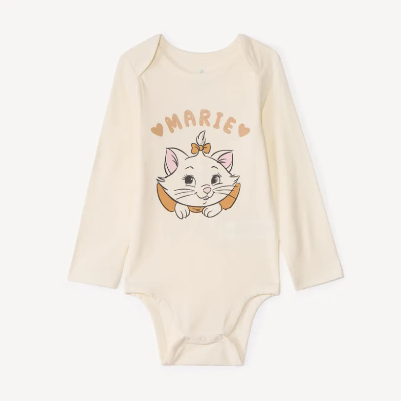 Lot de 7 bodies manches longues motifs Chouette pour bébé fille avec ouvertures différentes selon l'âge