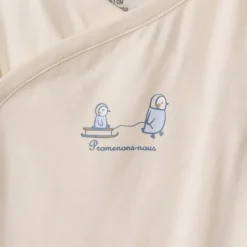 Lot de 7 bodies manches longues fantaisie pour bébé garçon avec ouvertures différentes selon l'âge