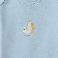 Lot de 7 bodies manches longues semainier pour bébé garçon