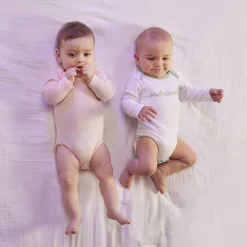 Lot de 7 bodies manches longues semainier pour bébé