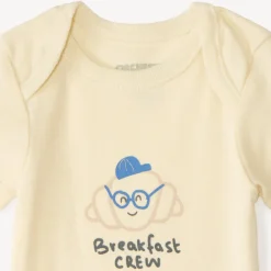 Lot de 7 bodies uni imprimé fantaisie pour bébé