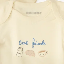 Lot de 7 bodies uni imprimé fantaisie pour bébé