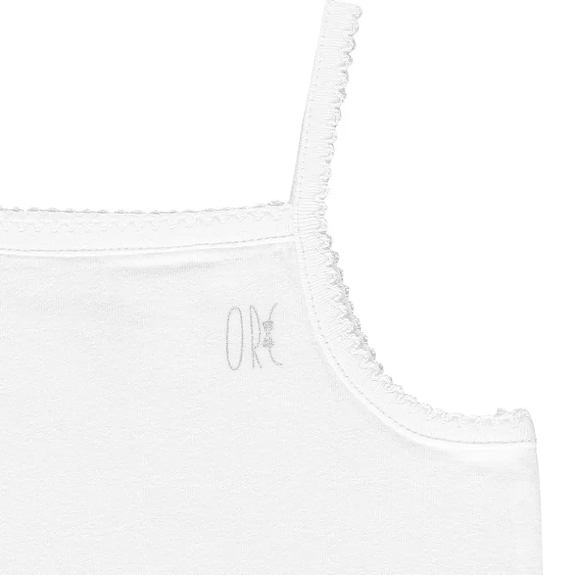 Lot de 3 bodies unis à bretelles pour bébé fille