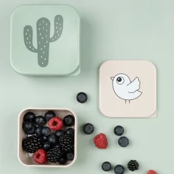 Lot de 3 boîtes à goûter Lalee Sable