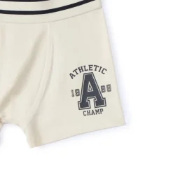 Lot de 5 boxers rayés et unis pour garçon