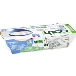 Lot de 2 brassés nature 100g