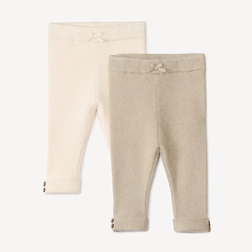 Lot de caleçons en tricot côtelé pour bébé fille