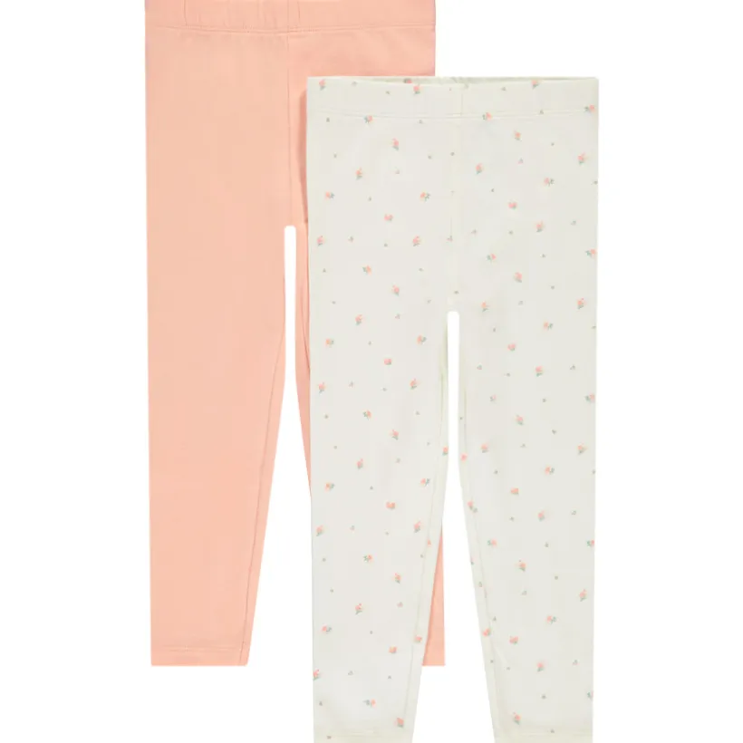 Lot de 2 caleçons longs fantaisie pour bébé fille