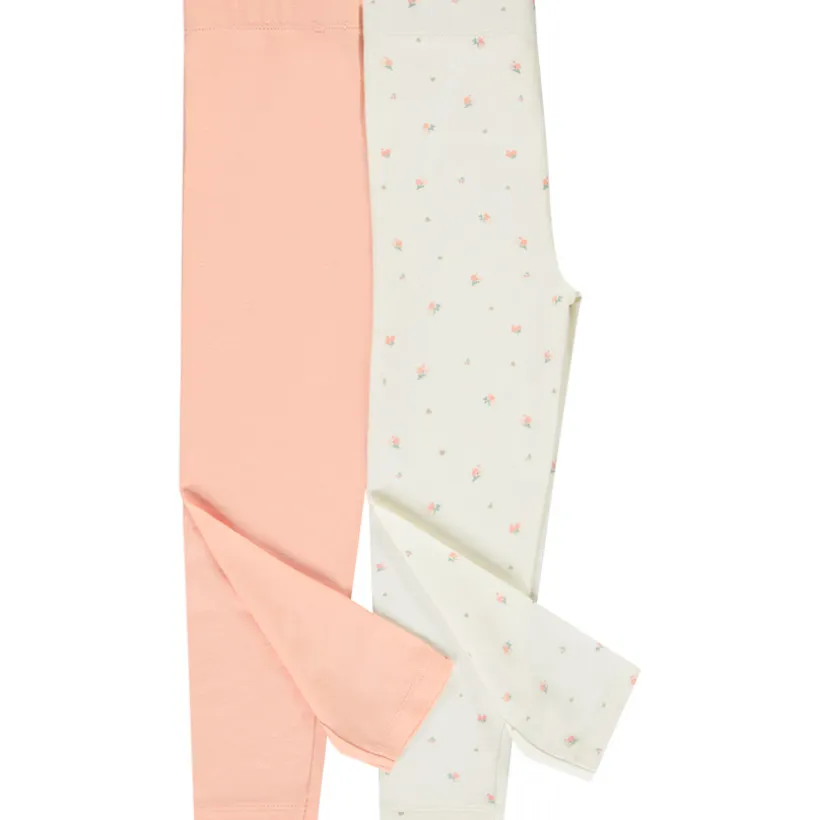 Lot de 2 caleçons longs fantaisie pour bébé fille