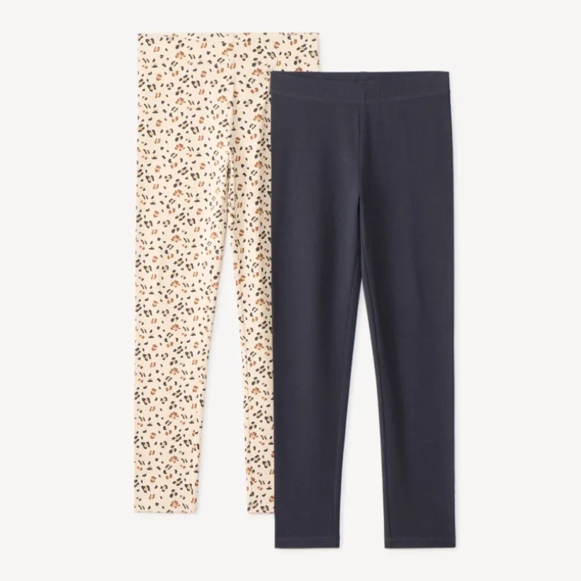 Lot de 2 caleçons uni et imprimé pour fille