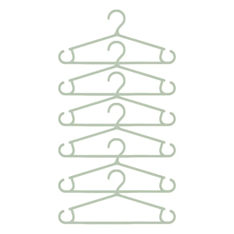 Lot de 6 cintres pour bébé - Vert