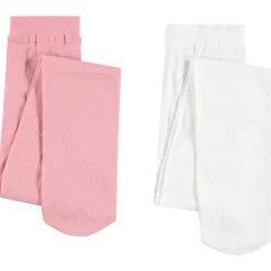 Lot de 2 collants fins unis pour fille