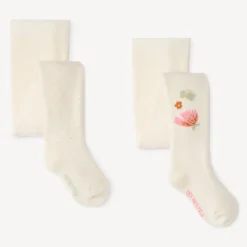 Lot de collants épais doublés bouclettes pour bébé fille