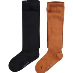 Lot de 2 collants épais unis pour fille