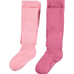 Lot de 2 collants épais unis pour fille