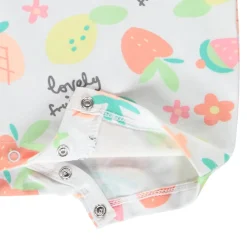 Lot de 4 combinaisons courtes fantaisies pour bébé fille