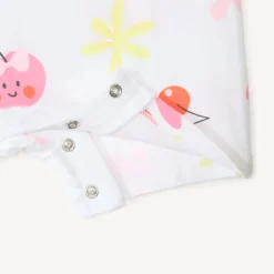 Lot de 2 combinaisons courtes imprimé cerises pour bébé fille