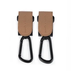 Lot de 2 crochets Icon pour poussette Caramel