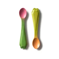 Lot de 2 cuillères Ramona le Radis et Cathy la Carotte
