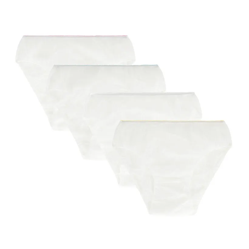 Lot de 4 culottes de maternité jetables à taille unique