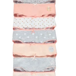 Lot de 7 culottes fantaisies en jersey pour fille