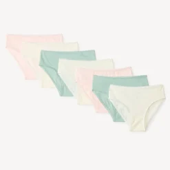 Lot de 7 culottes unies pour fille