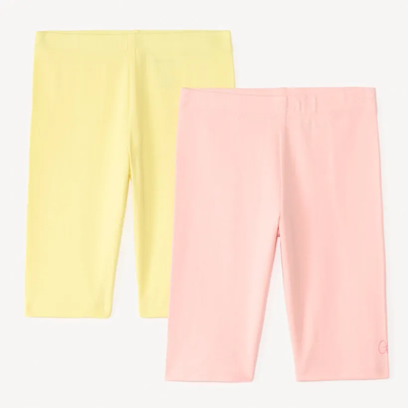 Lot de 2 cycliste unis pour fille