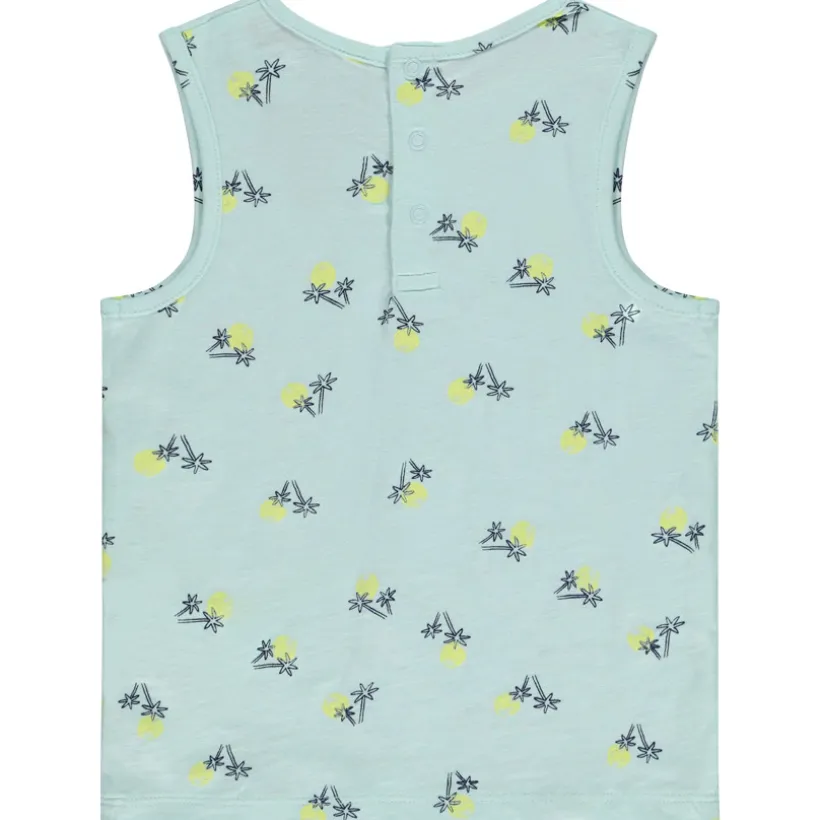 Lot de 5 débardeurs fantaisie en jersey slub pour bébé garçon