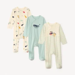 Lot de 3 dors-bien en jersey print marin pour bébé garçon