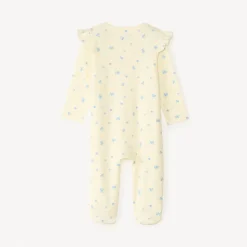 Lot de 2 dors-bien en jersey zippés devant motifs myrtilles pour bébé fille