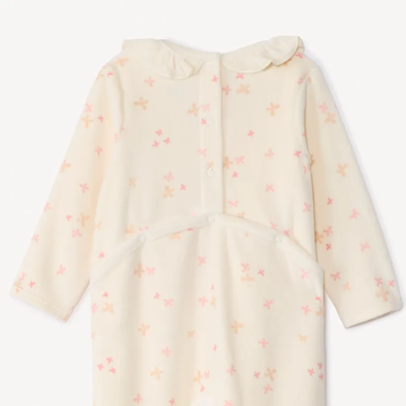Lot de 2 dors-bien en velours fantaisie pour bébé fille