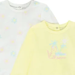 Lot de 4 dors-bien fantaisie en jersey pour bébé fille