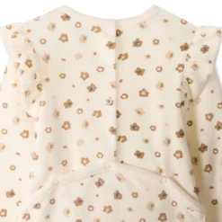 Lot de 2 dors-bien fantaisie en velours pour bébé fille avec ouvertures différentes selon l'âge