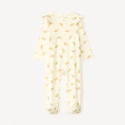 Lot de 2 dors-bien manches longues motifs croissants pour bébé fille