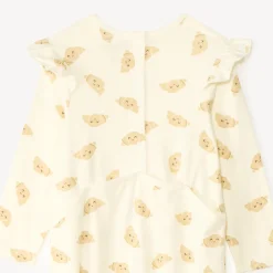 Lot de 2 dors-bien manches longues motifs croissants pour bébé fille