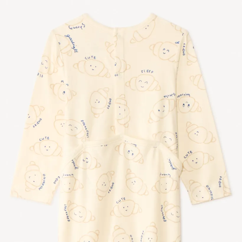 Lot de 2 dors-bien manches longues motifs croissant pour bébé garçon (ouvertures différentes selon l'âge)