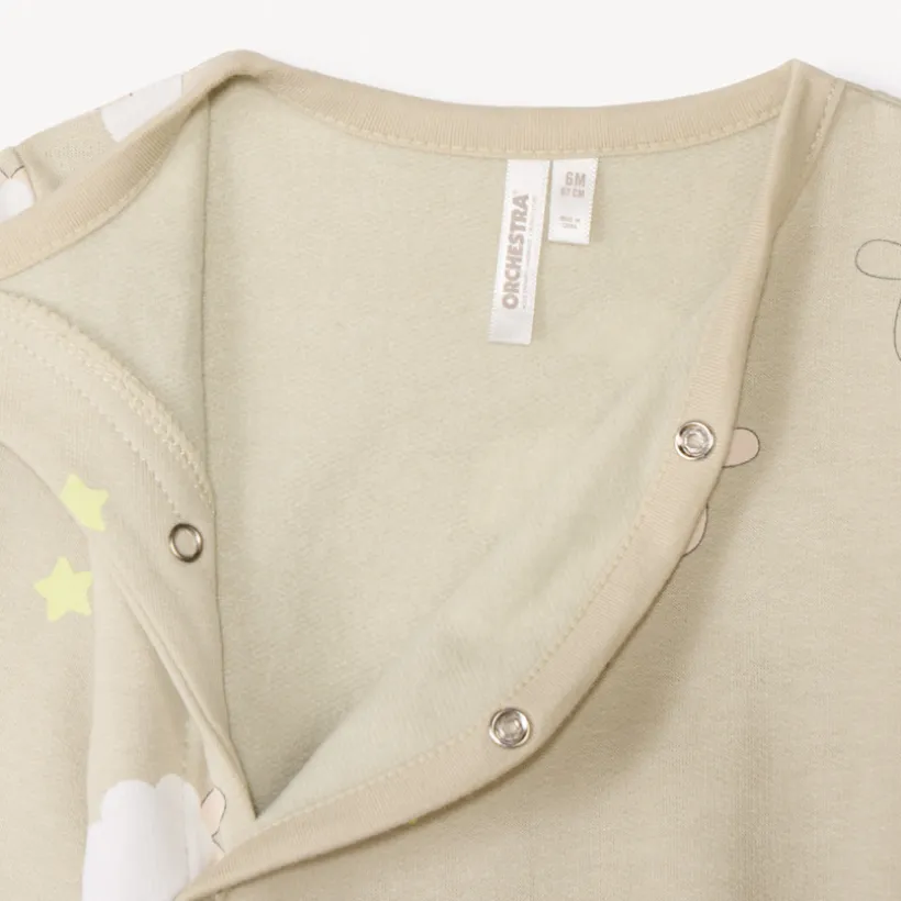 Lot de 2 dors-bien motifs moutons pour bébé avec ouvertures différentes selon l'âge