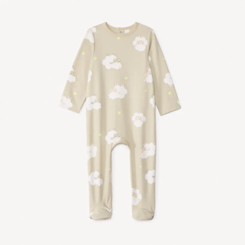Lot de 2 dors-bien motifs moutons pour bébé avec ouvertures différentes selon l'âge